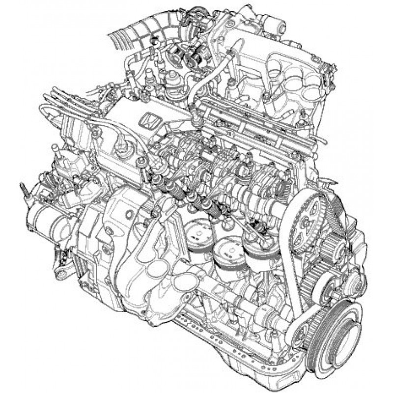 Двигатели автомобиля хонда. Двигатель Хонда d16w1. Двигатель b18 Honda схема. Двигатель Honda f20a схема. Схема двигателя f17dc.