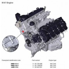 Контрактный (б/у) двигатель BMW 44 8D1 (M67) (БМВ 448D1)