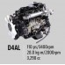 Контрактный (б/у) двигатель HYUNDAI D4AL (ХЮНДАЙ County, HD72)