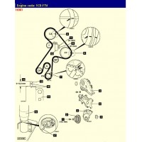 Контрактный (б/у) двигатель TOYOTA 1CD-FTV (ТОЙОТА Авенсис, Королла, Превия, Раф)