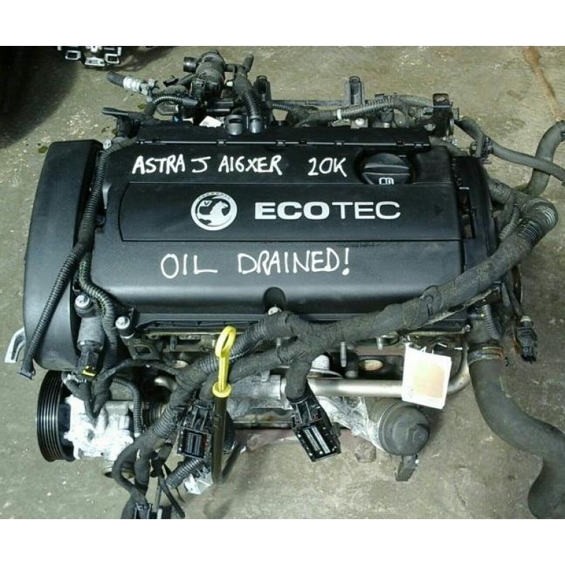 Двигатели б у опель. Opel Astra ДВС 1.6. Двигатель Opel Astra a16xer.